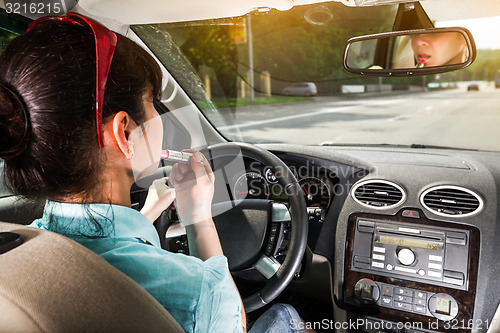 Image of Driving a car