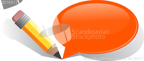 Image of Written communication Illustration clipart