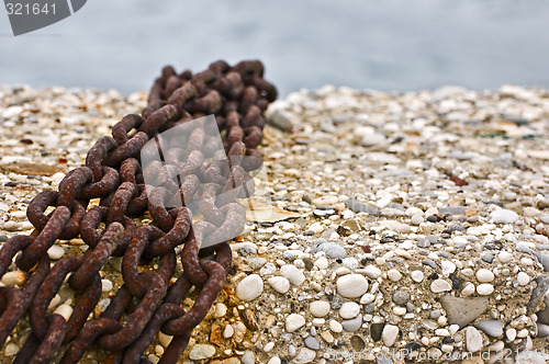 Image of Chains on the pier