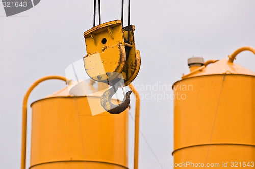 Image of Hook and gravel silos