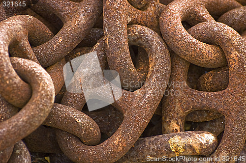 Image of Links of a chain