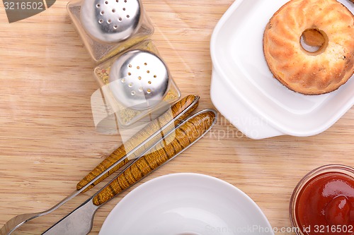 Image of Fresh meat on white plate