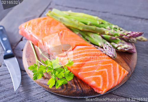 Image of raw salmon