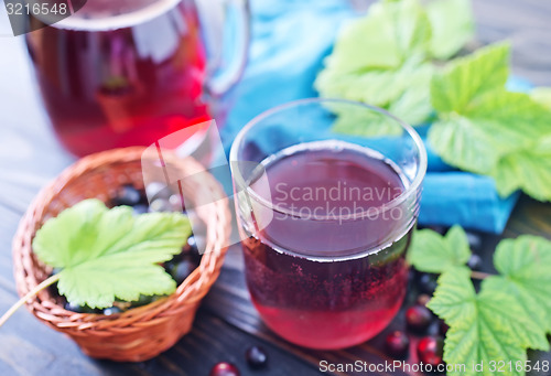 Image of black currant juice