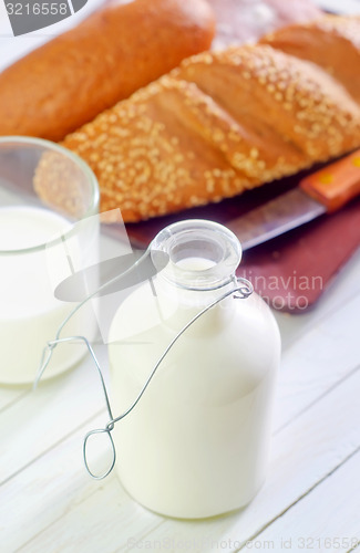 Image of milk and bread