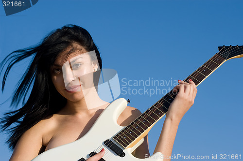 Image of Nude Guitarist