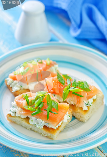 Image of canape with salmon