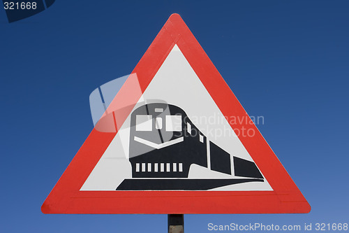 Image of Railroad Caution Sign