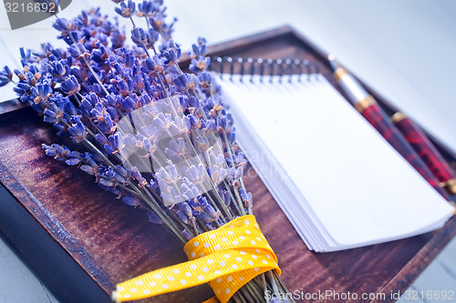 Image of lavender on a table