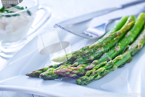 Image of fried asparagus