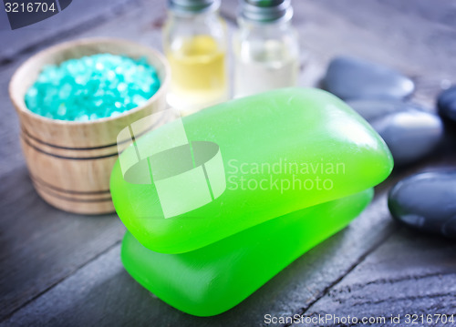 Image of soap and salt