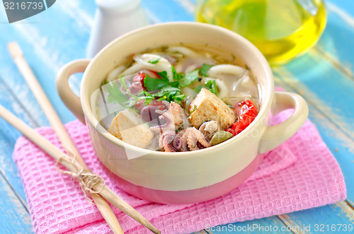 Image of seafood soup