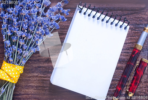 Image of lavender on a table