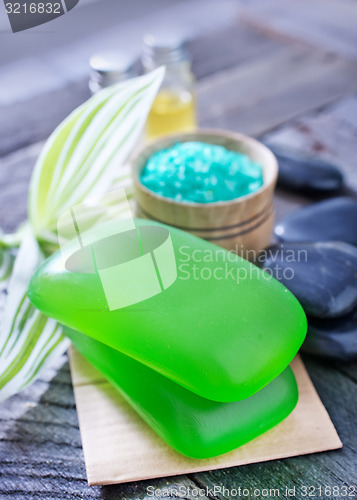 Image of soap and salt