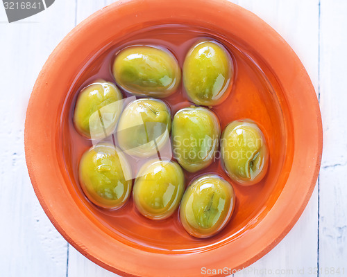 Image of green olives