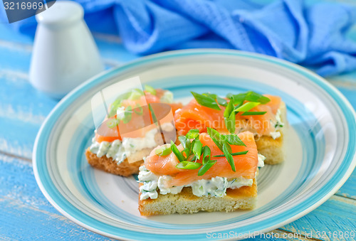 Image of canape with salmon