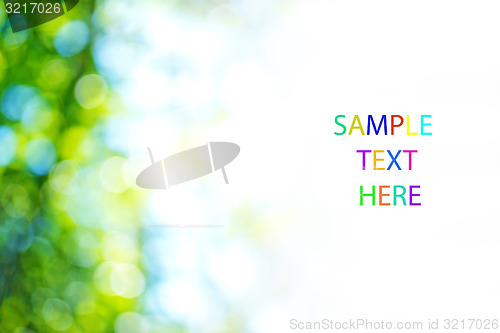 Image of bokeh  background