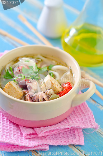 Image of seafood soup