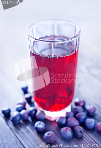 Image of blueberry juice