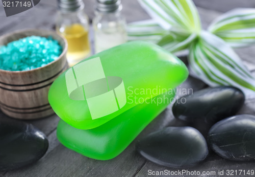 Image of soap and salt