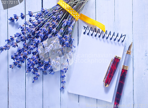 Image of lavender on a table