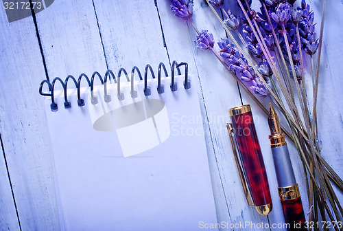 Image of lavender on a table