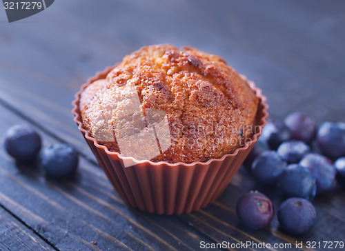Image of muffin with blueberry