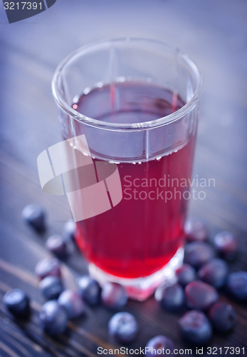 Image of blueberry juice