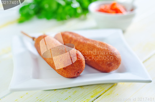 Image of corndogs