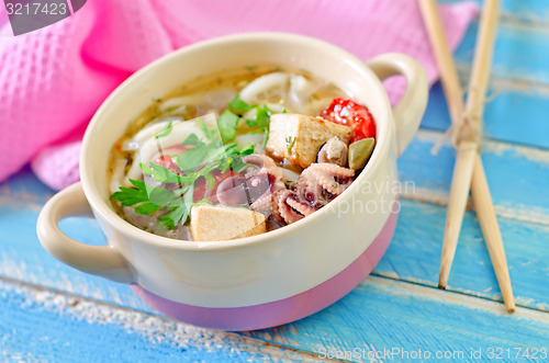 Image of seafood soup