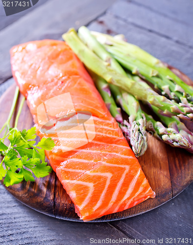 Image of raw salmon