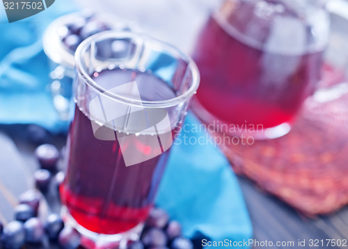 Image of blueberry juice