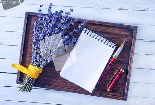 Image of lavender on a table