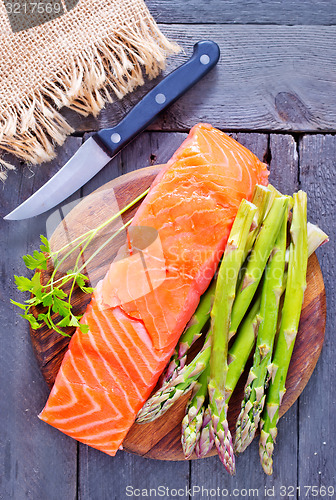 Image of raw salmon