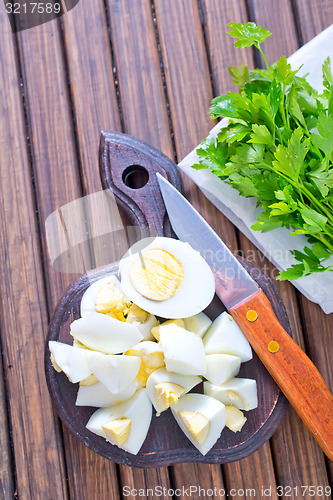 Image of boiled eggs