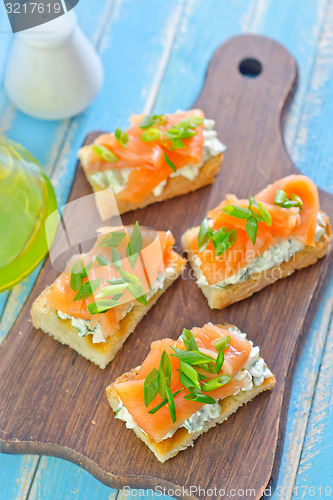 Image of canape with salmon