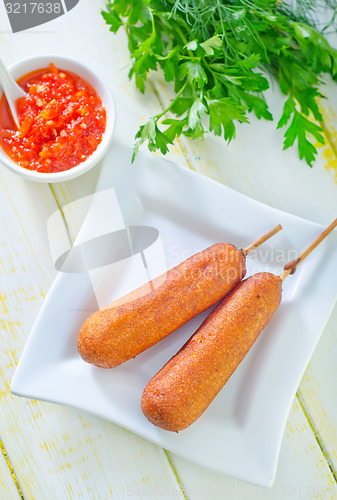 Image of corndogs