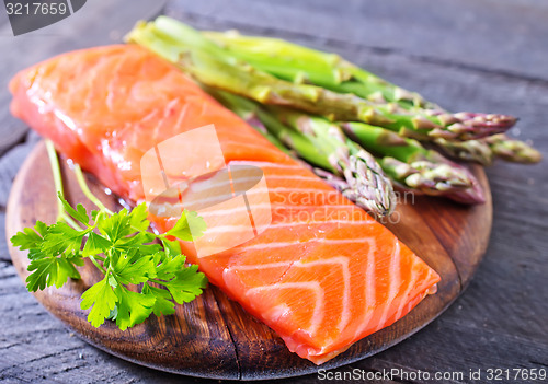 Image of raw salmon