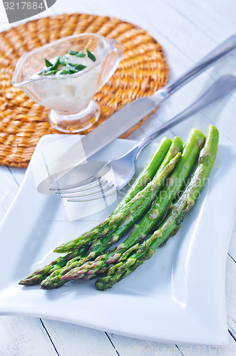 Image of fried asparagus