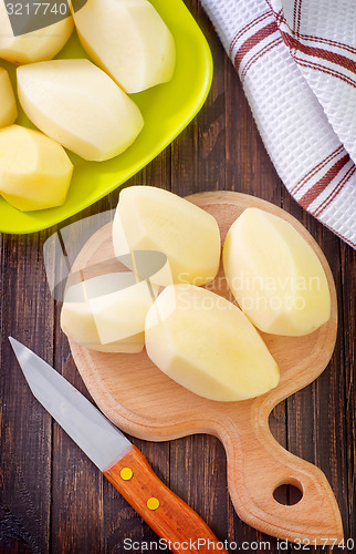 Image of raw potato