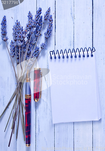 Image of lavender on a table