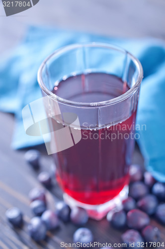 Image of blueberry juice