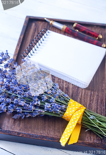 Image of lavender on a table