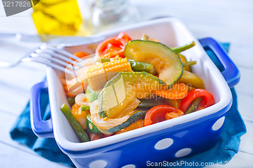 Image of baked vegetables