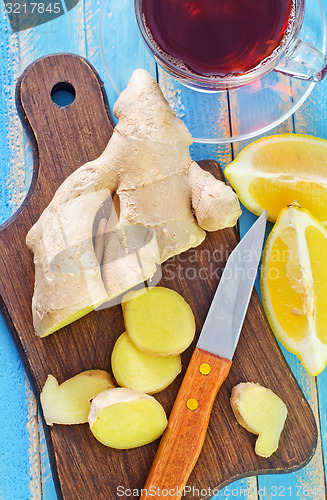 Image of tea with ginger
