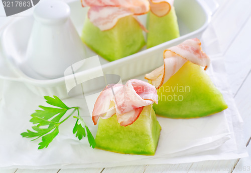 Image of melon and ham