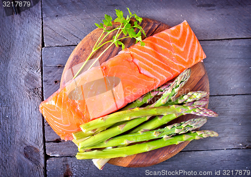 Image of raw salmon