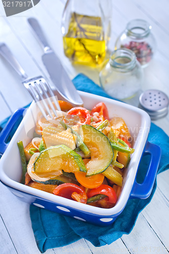 Image of baked vegetables