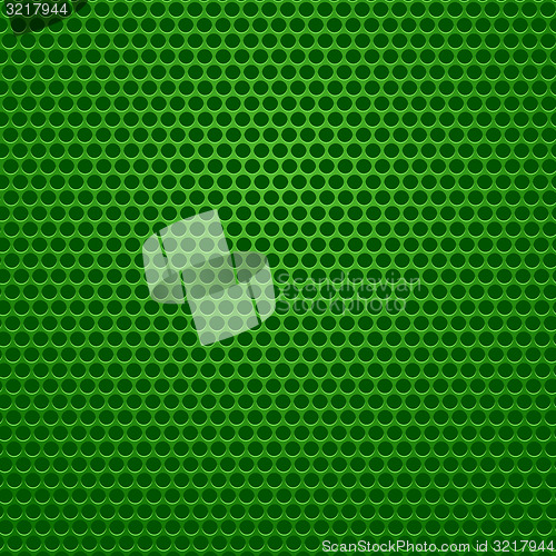 Image of Perforated Green Background.