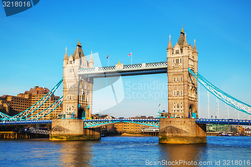 Image of Tower bridge in London, Great Britain